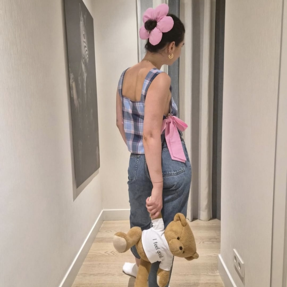 Rosie Belle Blouse (Pinky) — Giyim - El Yapımı Aksesuar | Rosano Studio