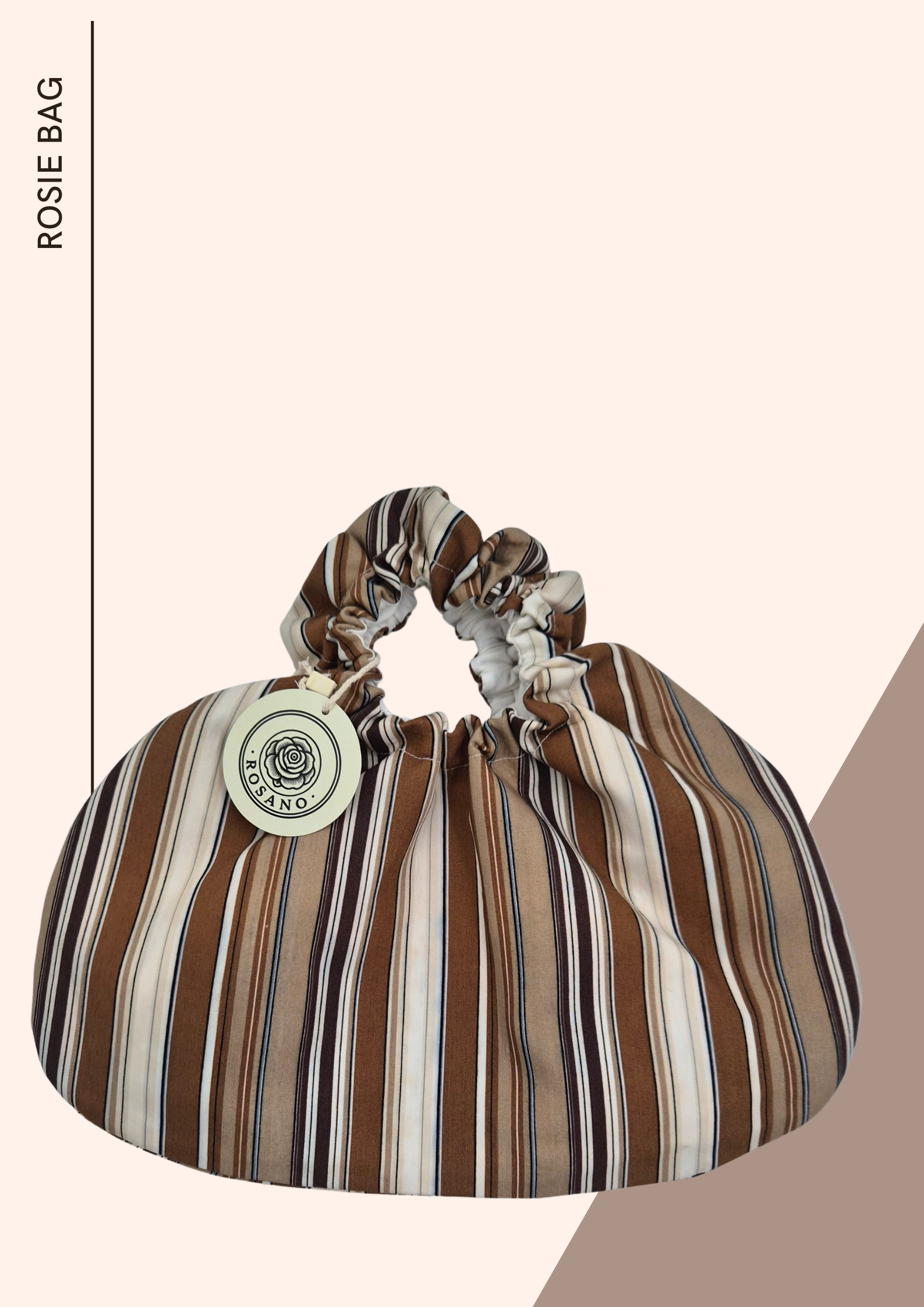 Rosie Handbag (Brown) — Koleksiyonlar - El Yapımı Aksesuar | Rosano Studio