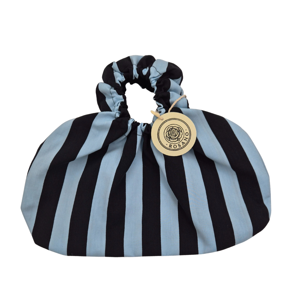 Rosie Handbag (Blackandblue) — Tasarım Çantalar - El Yapımı Aksesuar | Rosano Studio
