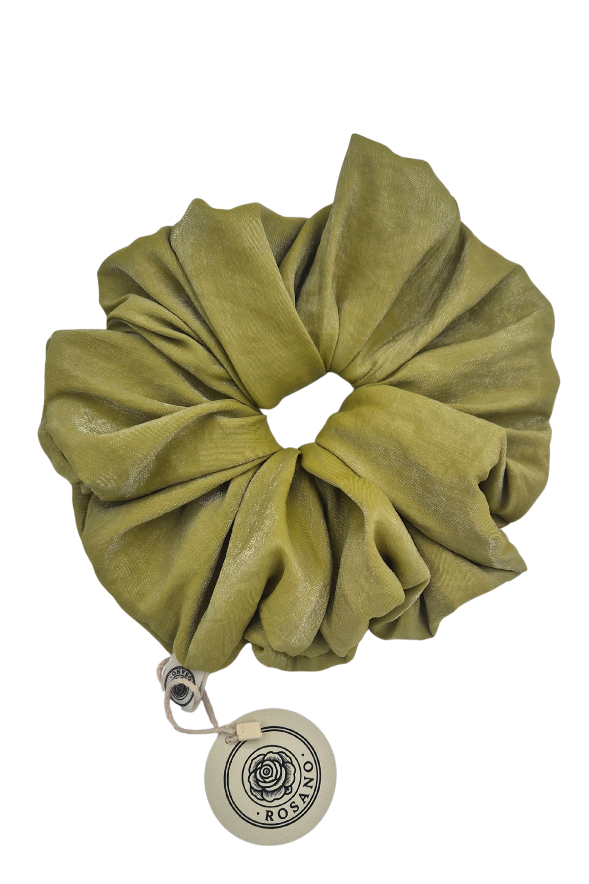 El Yapımı Scrunchie & Toka – Jumbo Scrunchie (Pistachio) - El yapımı tasarım aksesuar ve lüks hediye alternatifi 1 | Rosano Studio