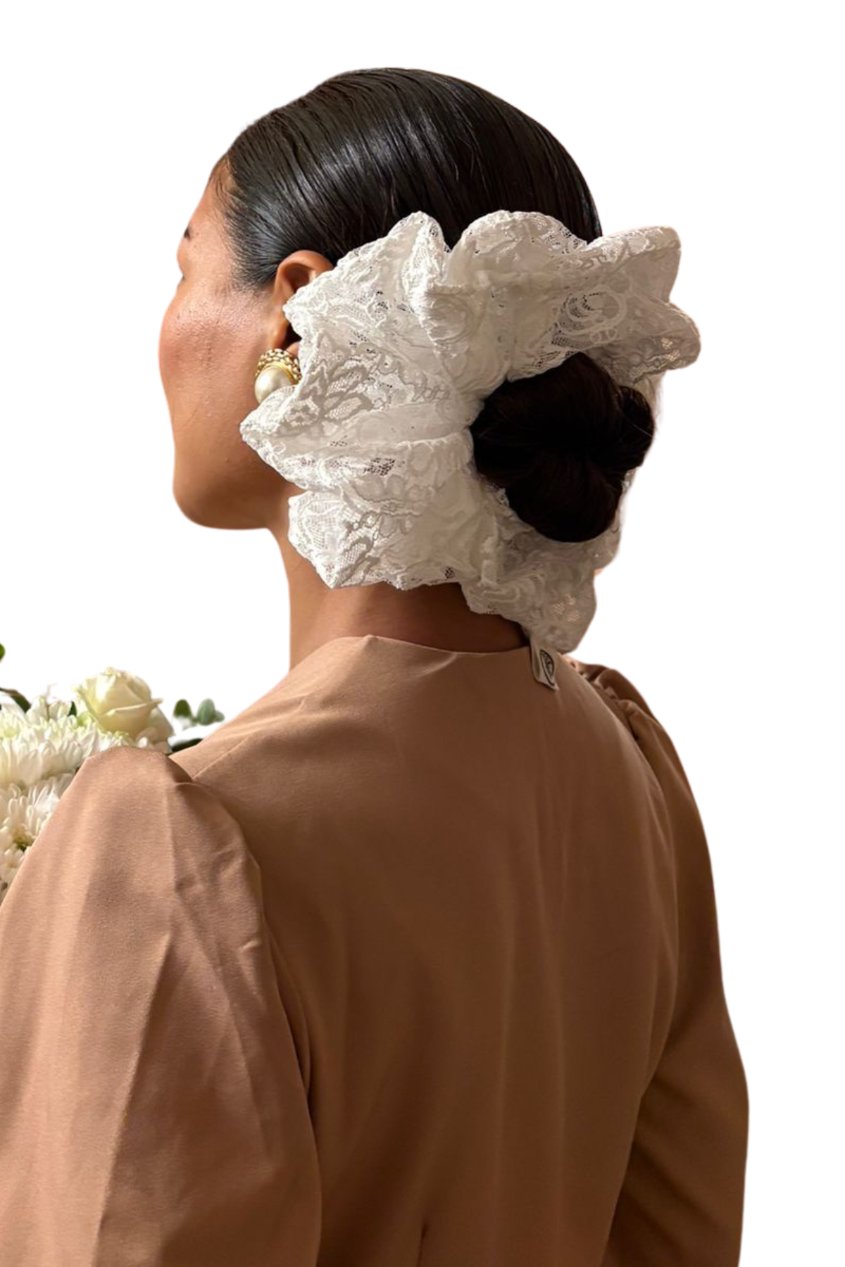 El Yapımı Scrunchie & Toka – Jumbo Scrunchie (Lace) - El yapımı tasarım aksesuar ve lüks hediye alternatifi 2 | Rosano Studio