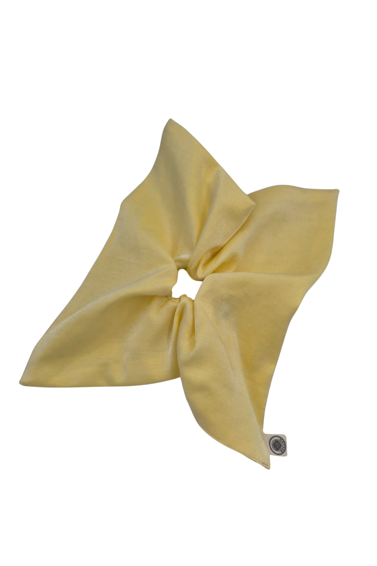 El Yapımı Scrunchie & Toka – Bloxie Scrunchie (Yellow) - El yapımı tasarım aksesuar ve lüks hediye alternatifi 1 | Rosano Studio