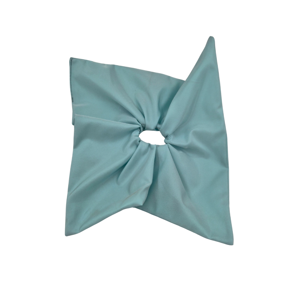 El Yapımı Scrunchie & Toka – Bloxie Scrunchie (Blue) - El yapımı tasarım aksesuar ve lüks hediye alternatifi 1 | Rosano Studio